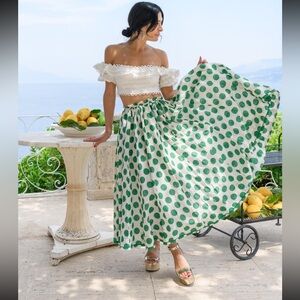 Zimmerman maxi linen skirt